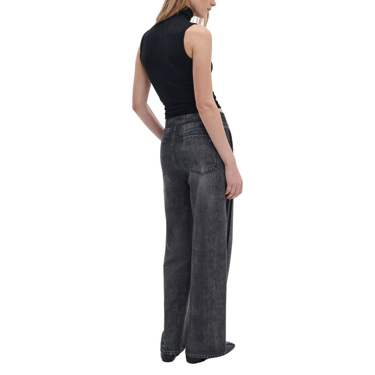Miramar Terry Wide-Leg Track Pant image number null