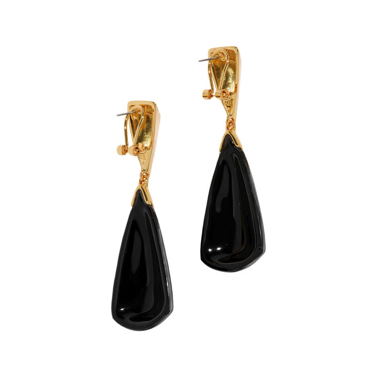 Luminous Lucite Armor Drop Earrings image number null