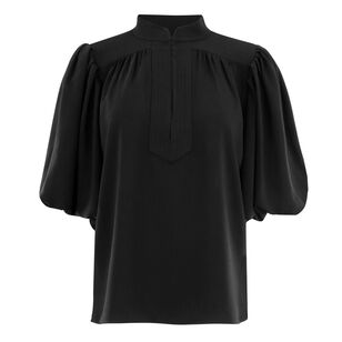 Dani Puff Sleeve V-Neck Blouse