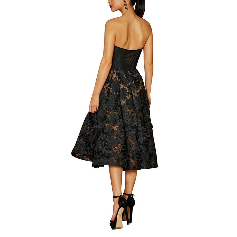 Florence Strapless Midi Dress image number null