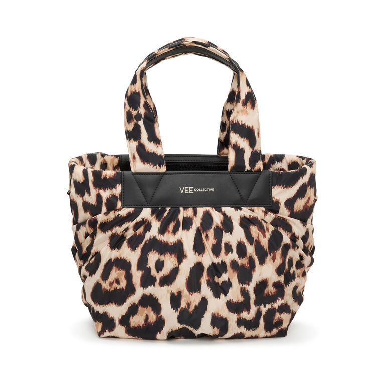 Caba Small Leopard Tote image number null