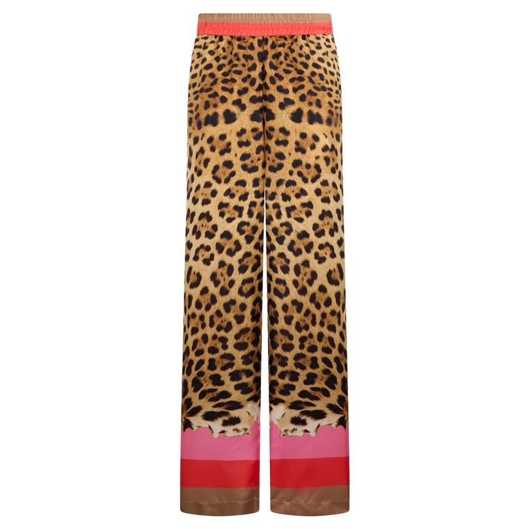 Palazzo Pants with Cavalli Pop Print image number null