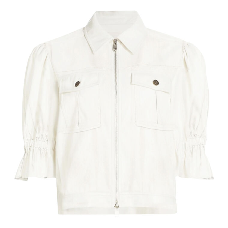 Holly Puff-Sleeve Utility Jacket image number null