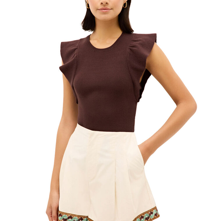 Rory Short Sleeve Knit Top image number null