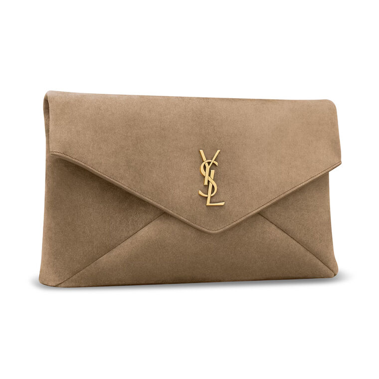 Cassandre Large Envelope Suede Pouch image number null