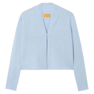 Stealth Long Sleeve Cashmere-Linen Cardigan