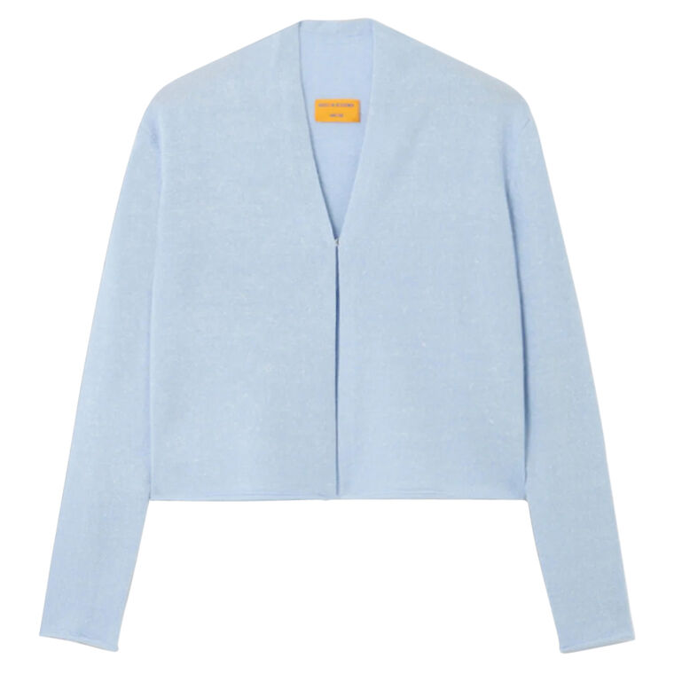 Stealth Long Sleeve Cashmere-Linen Cardigan image number null