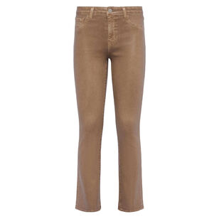 Tati Coated High Rise Bootcut Jean