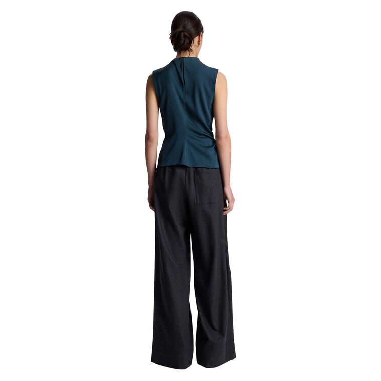 Amira Ruched Sleeveless Top image number null