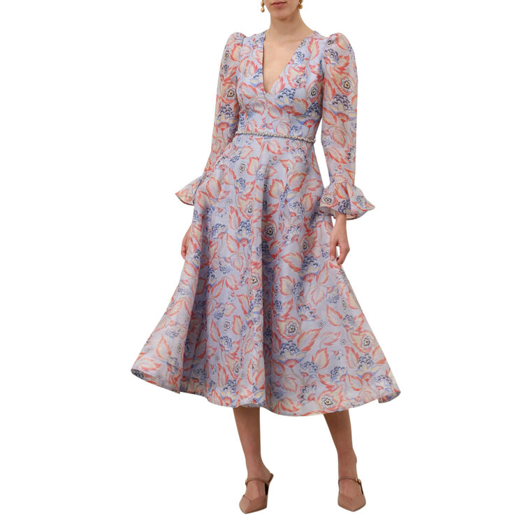 Eden Long Sleeve Midi Dress image number null