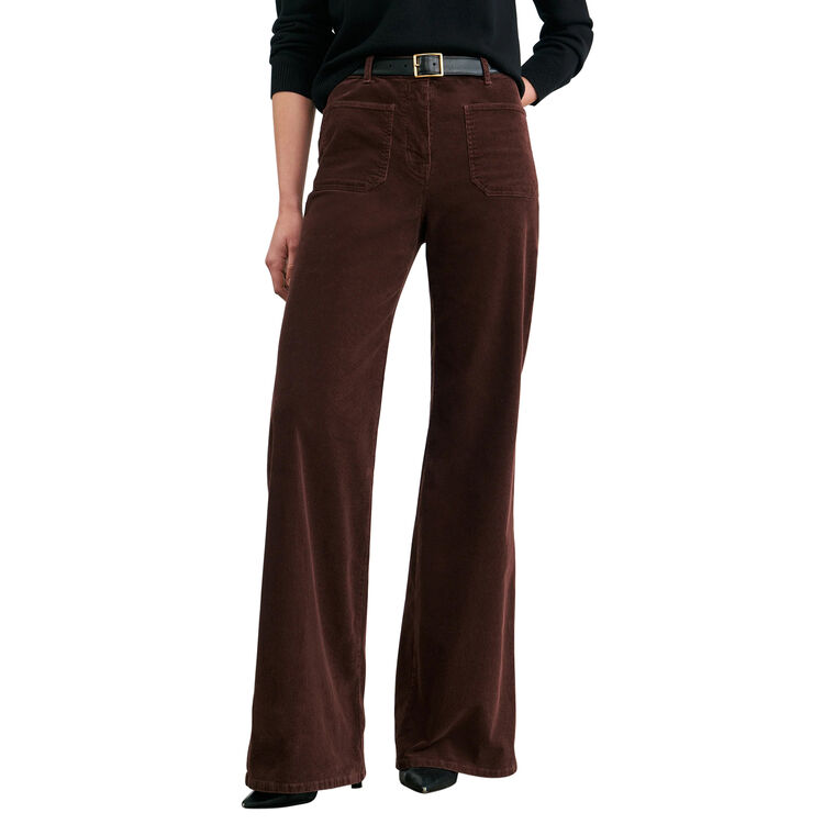 Florence Flared Corduroy Pant image number null