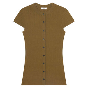 Parker Fine Cotton Short Sleeve Cardigan
