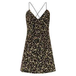 Tayla Structured Lantern Mini Dress