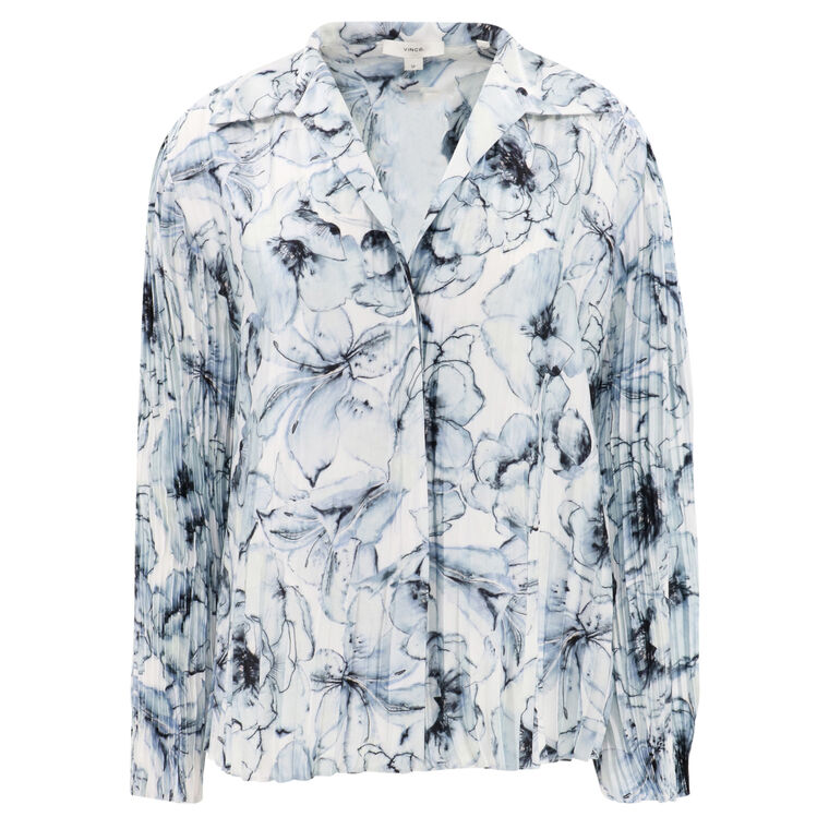 Washed Lily Pleated Blouse image number null