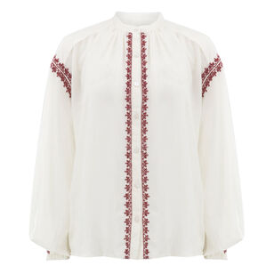Poet Snow Beam Blouse