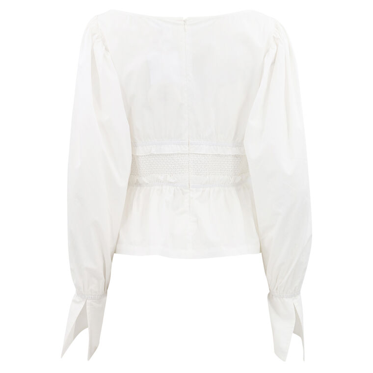 Shirred Bodice Blouse image number null