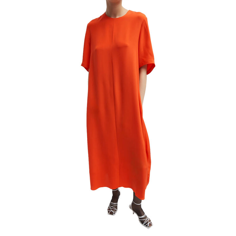 4-Ply Silk T-Shirt Dress image number null