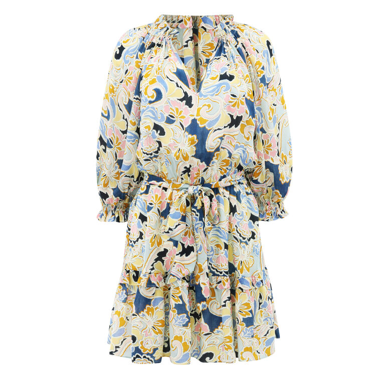 Mel Ruffle Hem Mini Dress image number null