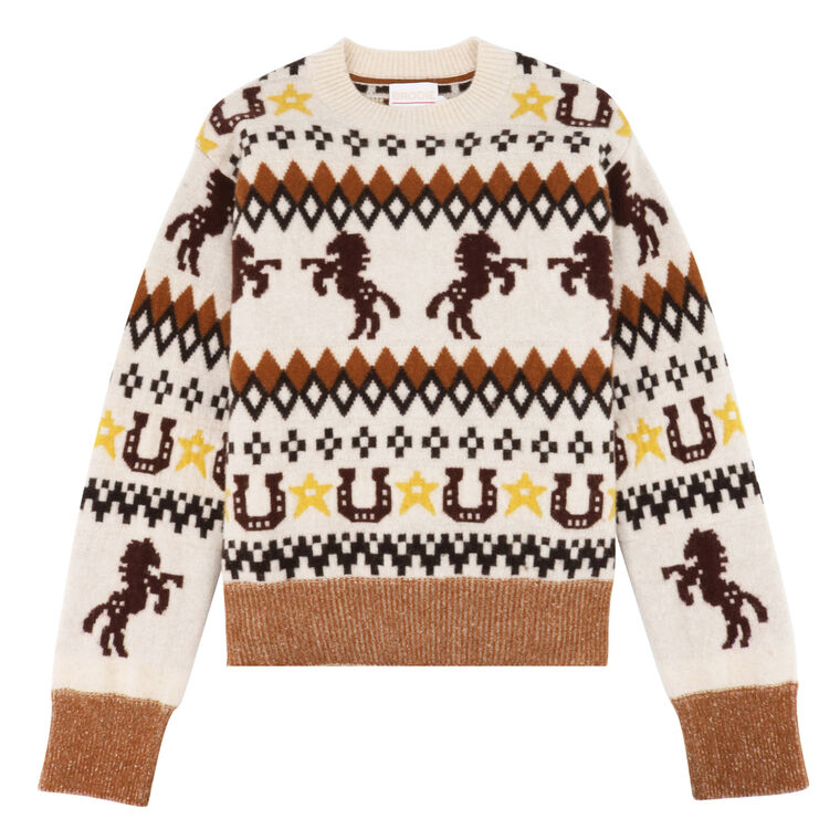Rodeo Fairisle Crew Sweater image number null