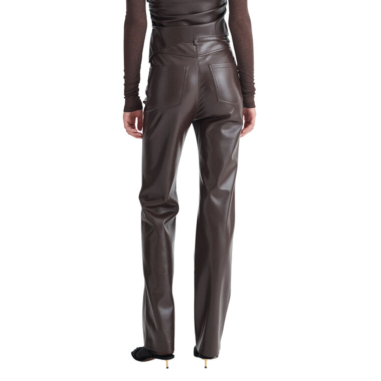 Jacob Alternative Leather Slim Pant image number null
