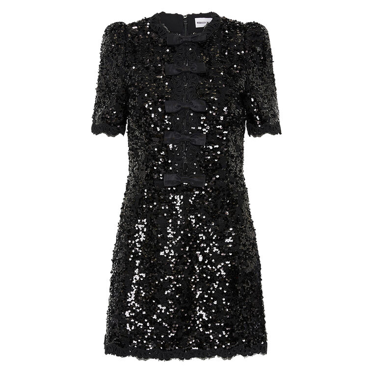 Diana Bow Mini Dress image number null