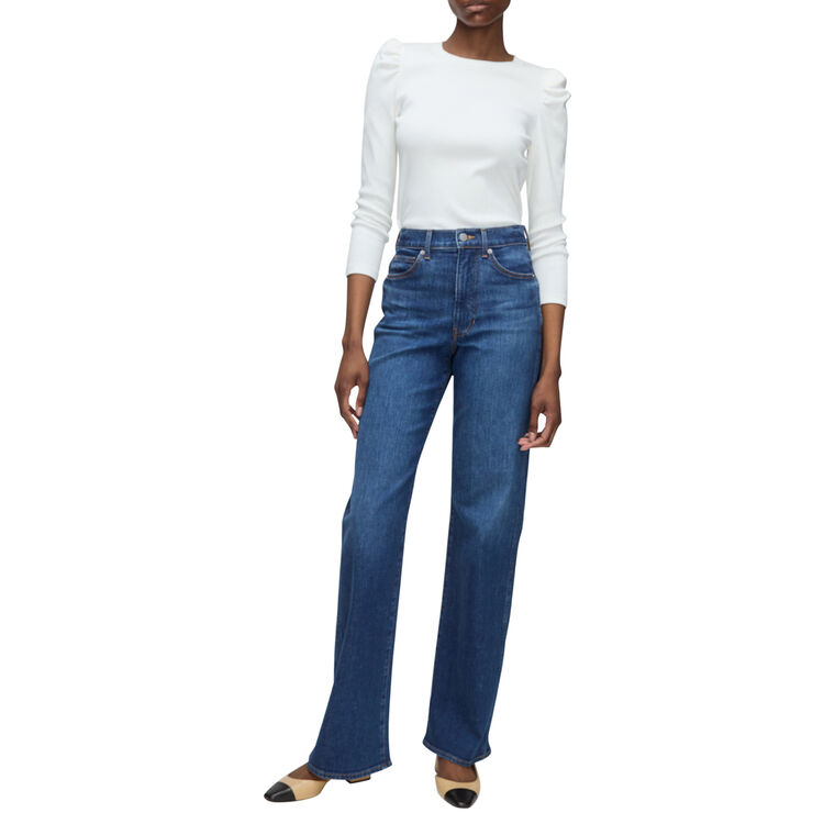 Taylor High-Rise Wide-Leg Jean image number null