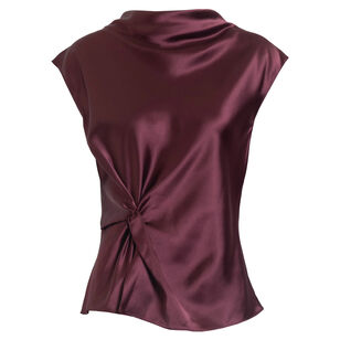 Robin Cap Sleeve Satin Top