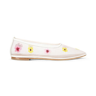 Alba Floral Mesh Ballet Flat