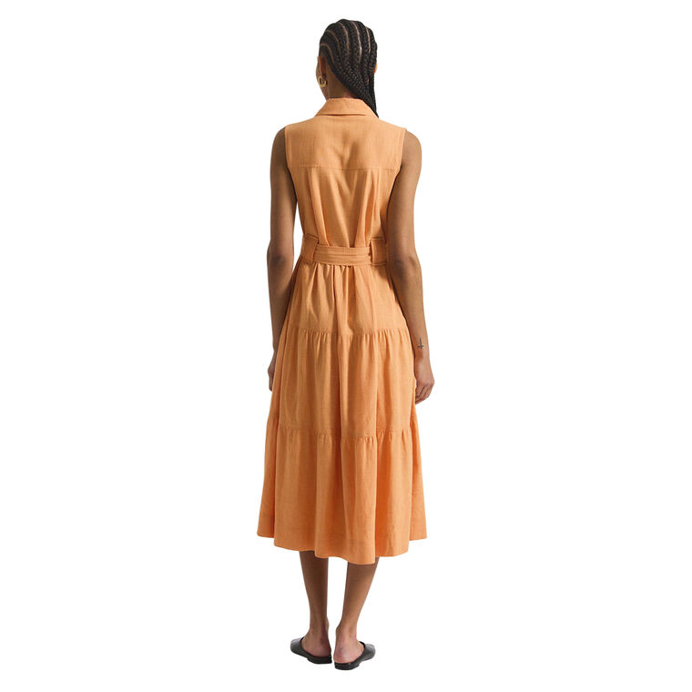 Florence Sleeveless Midi Shirt Dress image number null