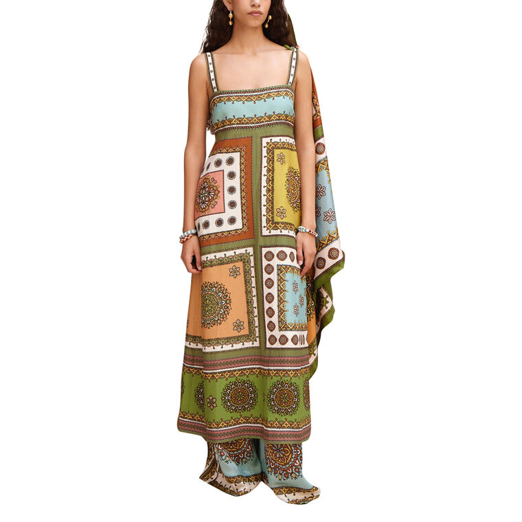 Contina Sleeveless Midi Day Dress image number null