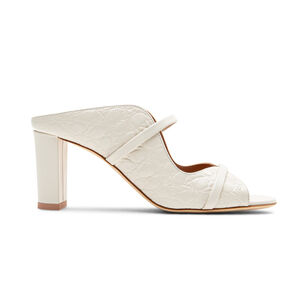 Norah 70mm Embossed Croco Mule