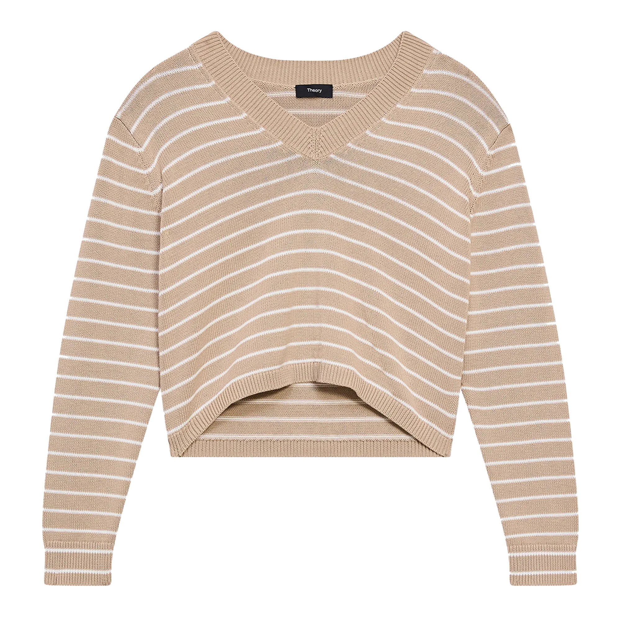 Theory optic stripe sweater cheap