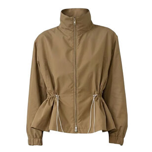 Tala High Neck Peplum Jacket
