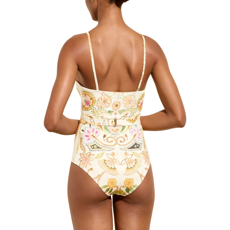 Attina Belted One Piece Swimsuit image number null