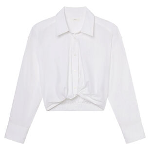 Leo Cropped Cotton Shirt