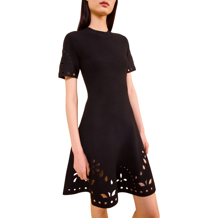 Fania Short Sleeve Knit Mini Dress image number null