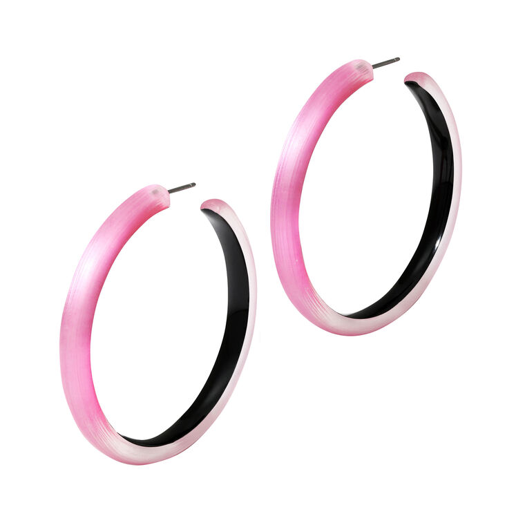 Skinny Hoop Earrings image number null