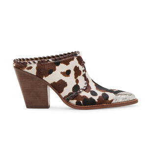 Jolyn Western Calf Hair Mule