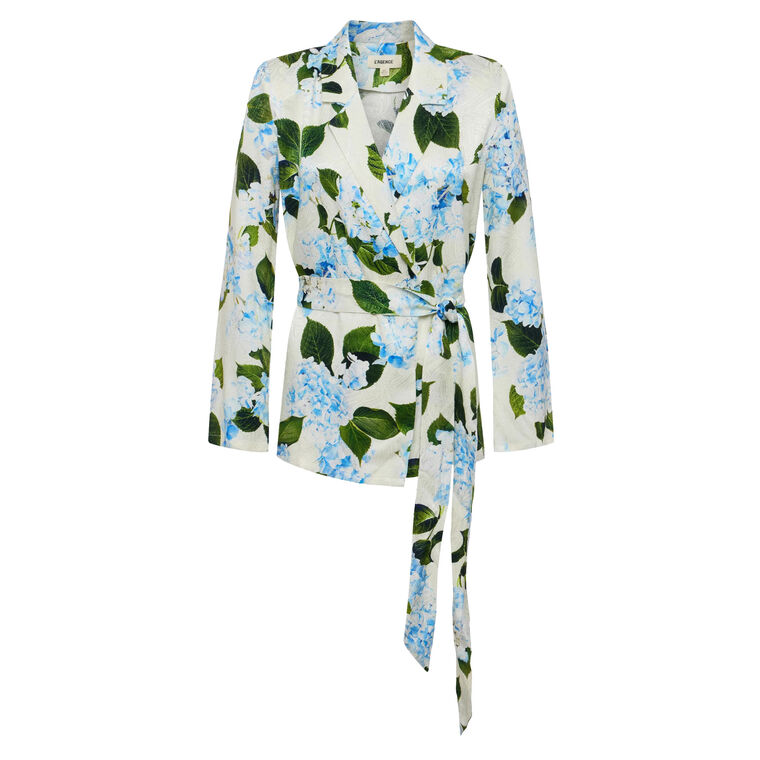 Ciara Long Sleeve Belted Robe Top image number null