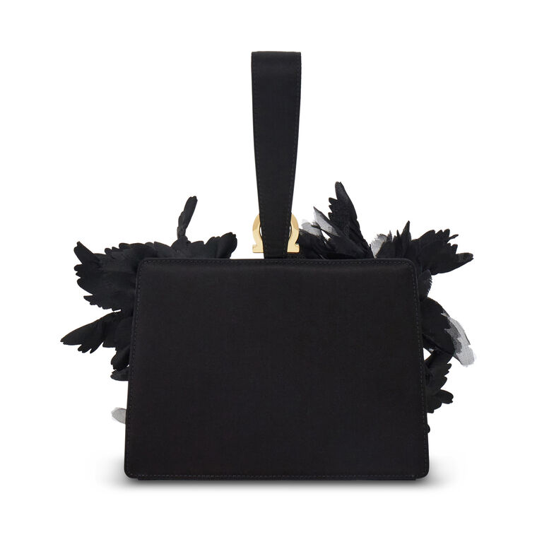 Wristband Mini Clutch With Floral Detailing image number null