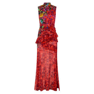 Fleur Ruffle Long Dress