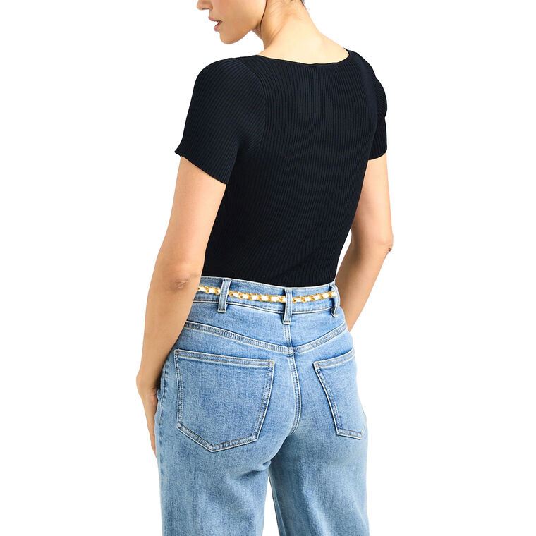 Stefanio Knit Top image number null