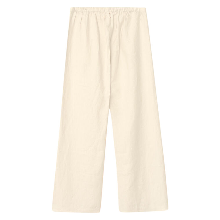 Pippen Linen Straight-Leg Pant With Elasticized Waist image number null
