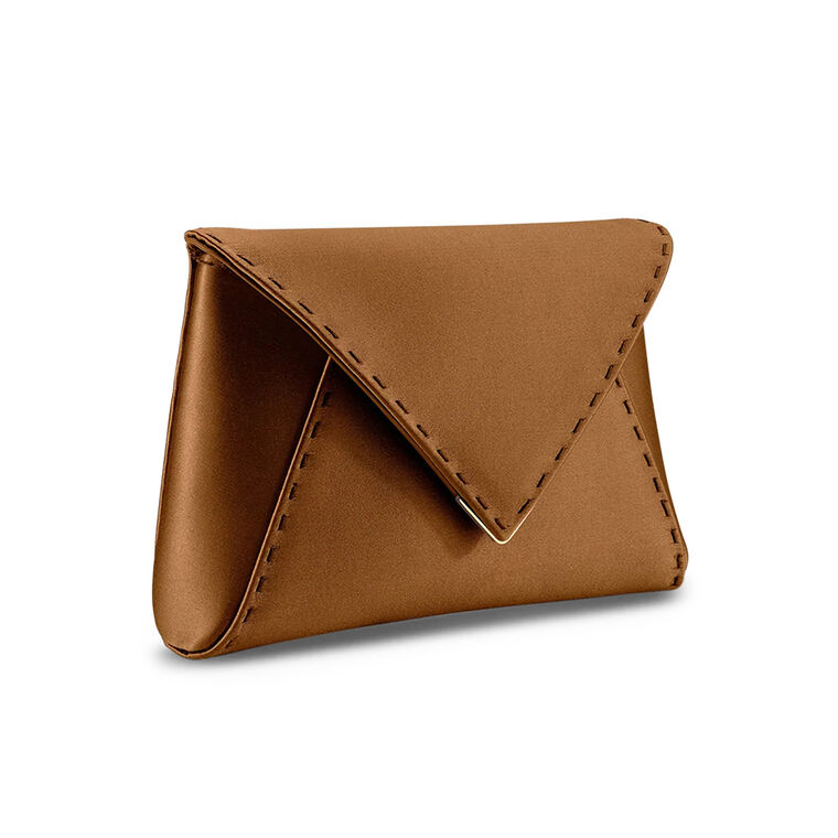 Lee Pouchet Small Clutch In Satin image number null