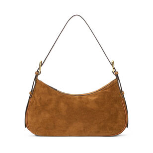 Pine Suede Shoulder Bag