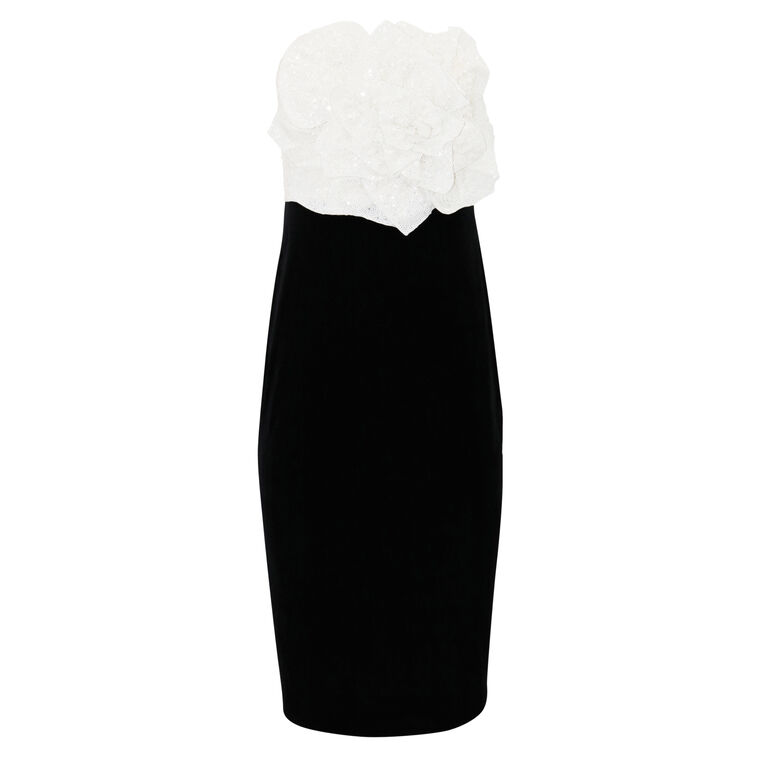 Rosette Bodice Dress image number null