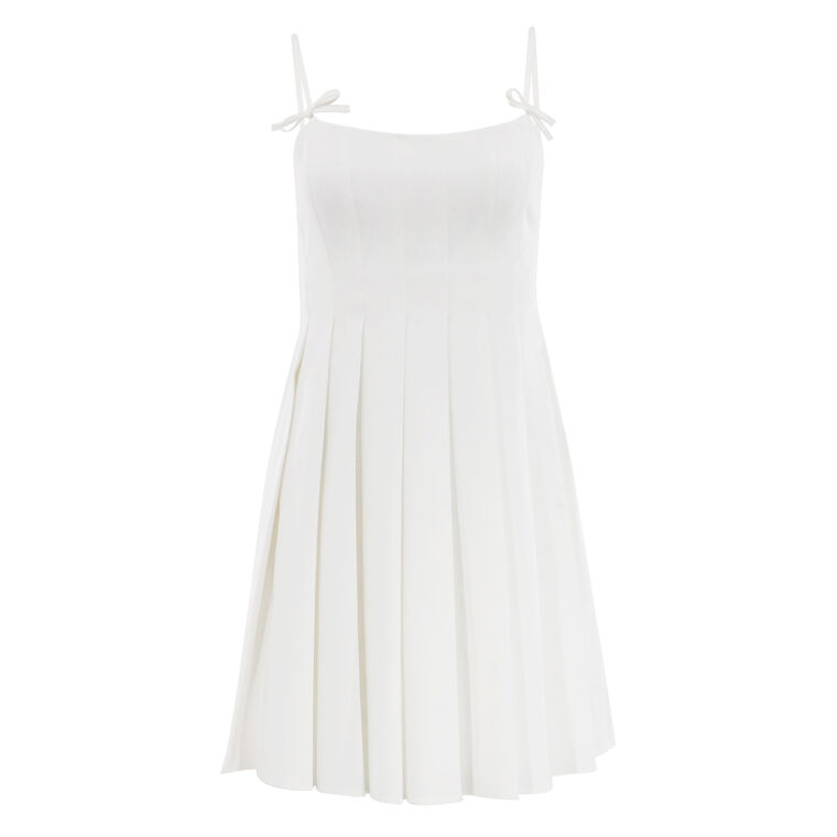 Letty Sleeveless Pleated Mini Dress image number null