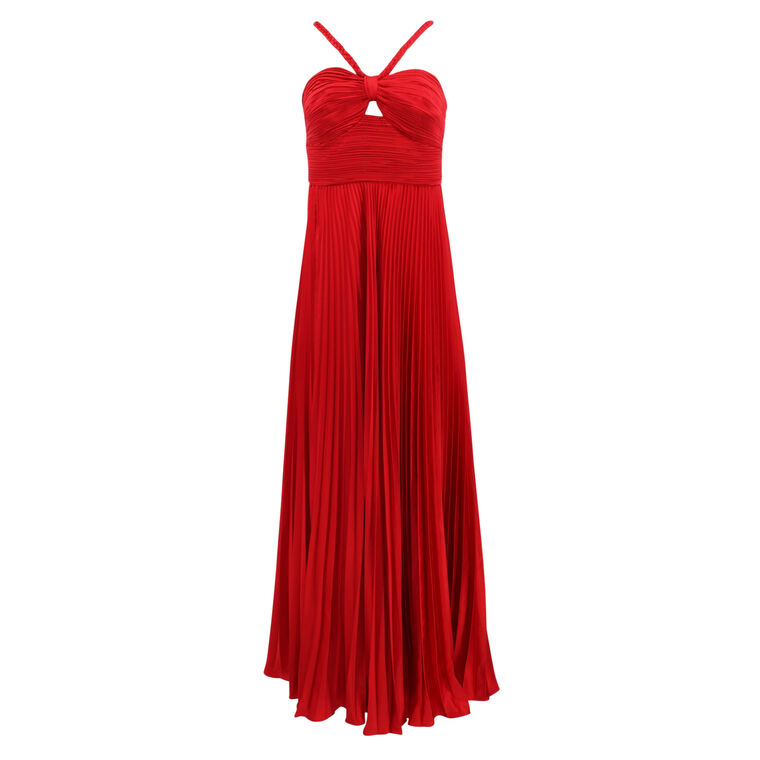 Idra Braided Halter Gown image number null