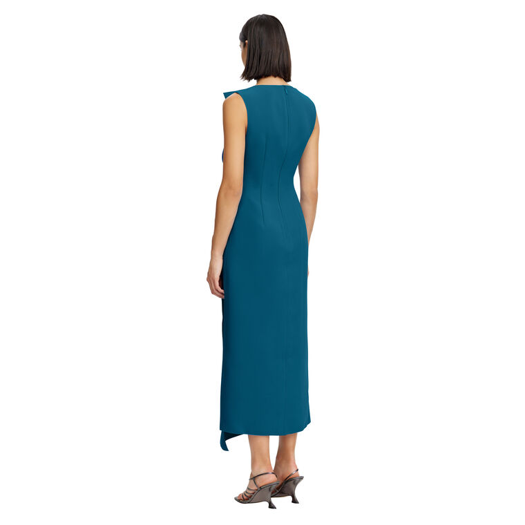 Normanhill Sleeveless Crepe Midi Dress image number null