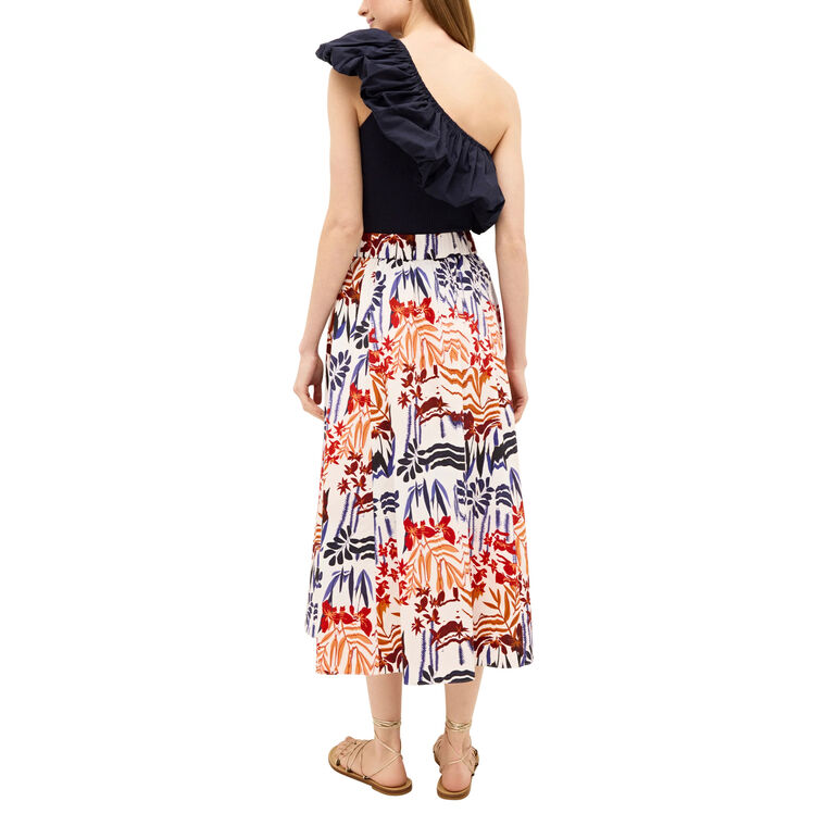 Sasha Voluminous Midi Skirt image number null